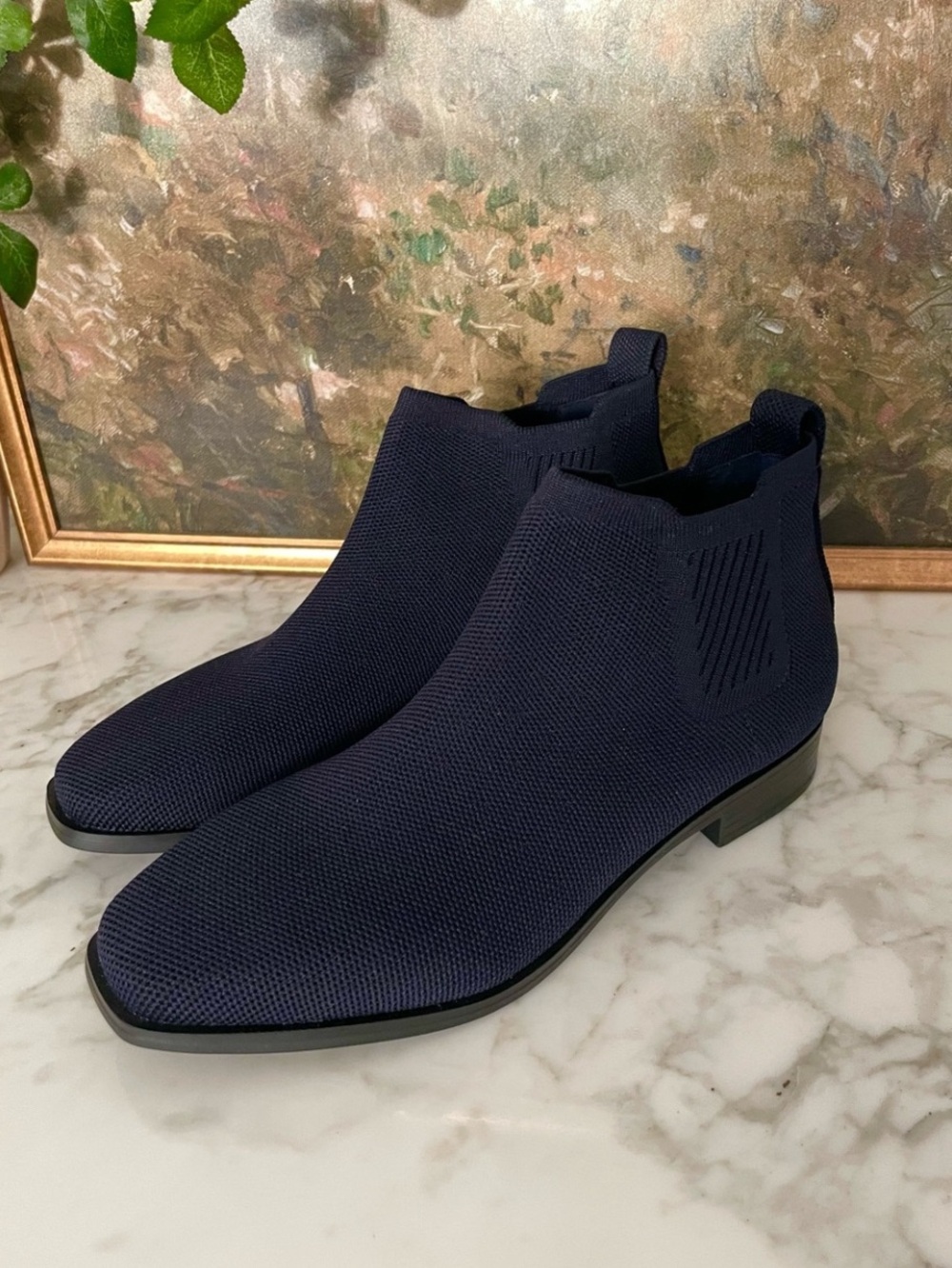 Vivaia Ryan Pro Boots Square Toe Navy Blue Wayer Resistant Size 7.5 (38.5) - Picture 4 of 14